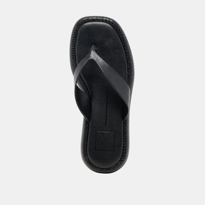 Dolce Vita Adin Sandals Black Leather Women Sandals
