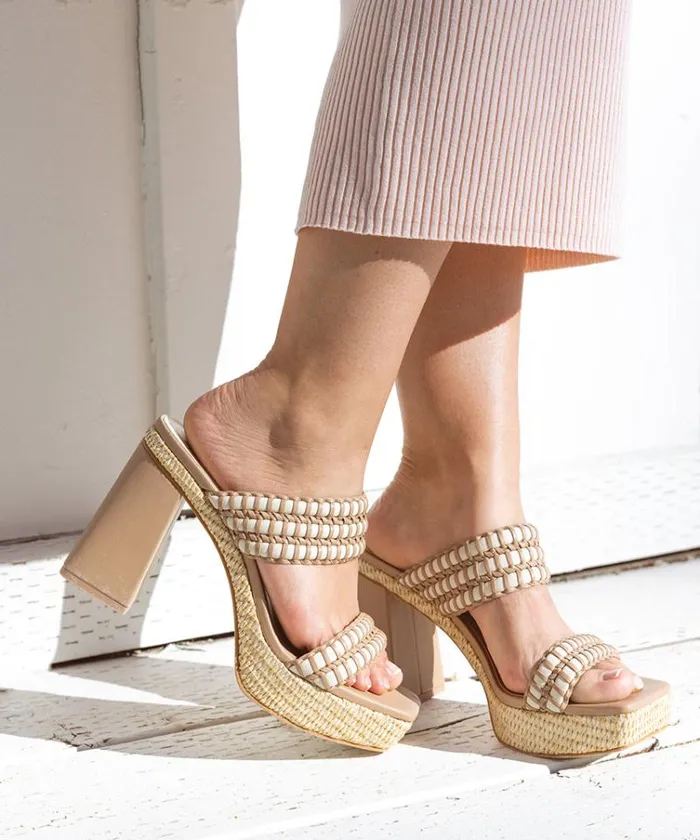 Dolce Vita Alfred Heels Ivory Multi Stella Women Heels