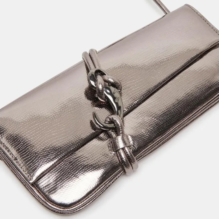 Dolce Vita Alice Shoulder Bag Pewter Stella Women Handbags