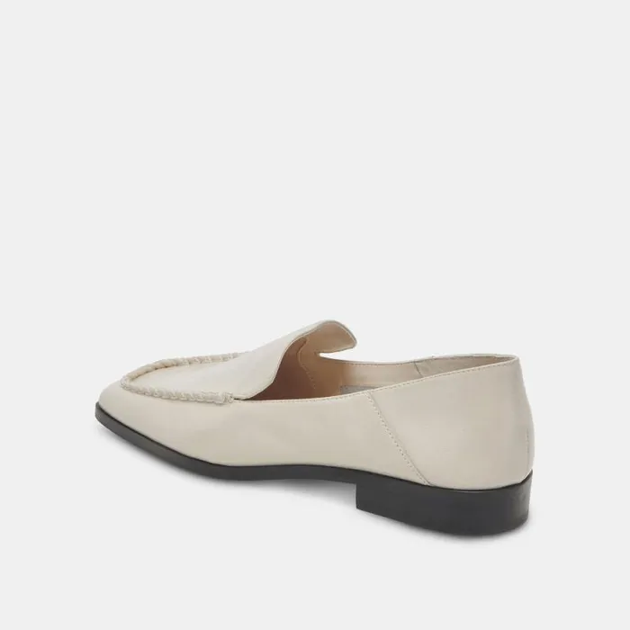Dolce Vita Beny Flats Ivory Crinkle Patent Women Flats and Loafers