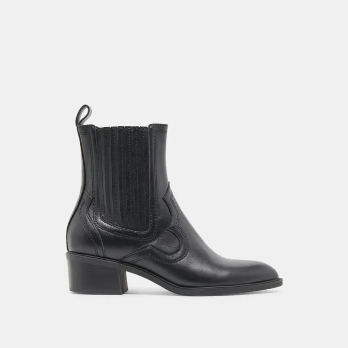 Dolce Vita Brylee H2O Booties Black Leather Women Boots and Booties