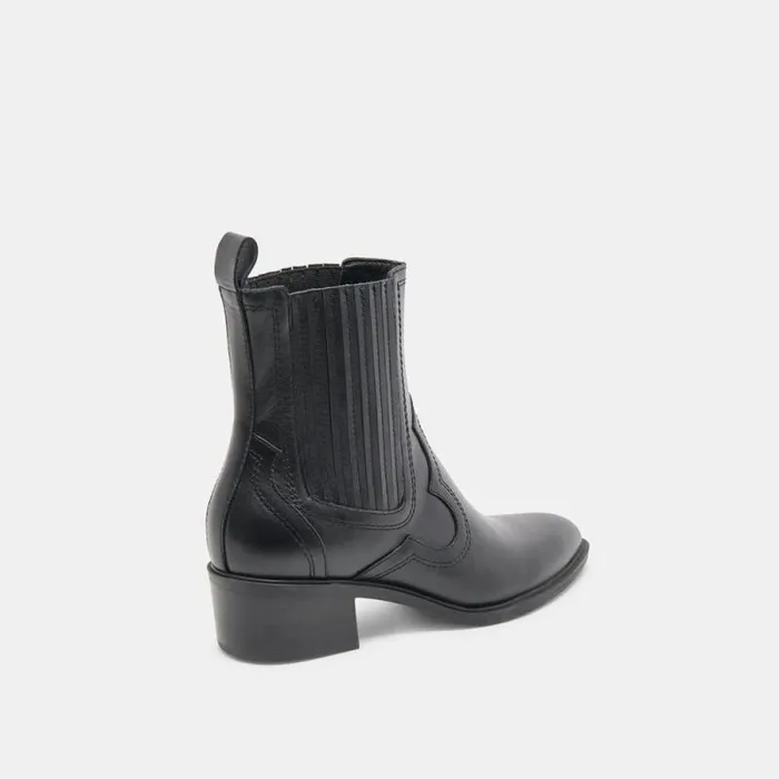 Dolce Vita Brylee H2O Booties Black Leather Women Boots and Booties