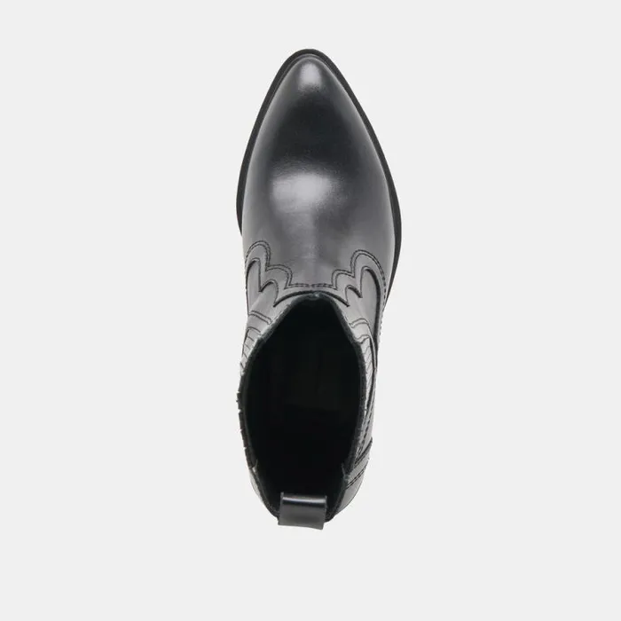 Dolce Vita Brylee H2O Booties Black Leather Women Boots and Booties