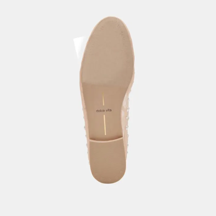 Dolce Vita Cadel Pearl Ballet Flats Blush Mesh Women Flats and Loafers