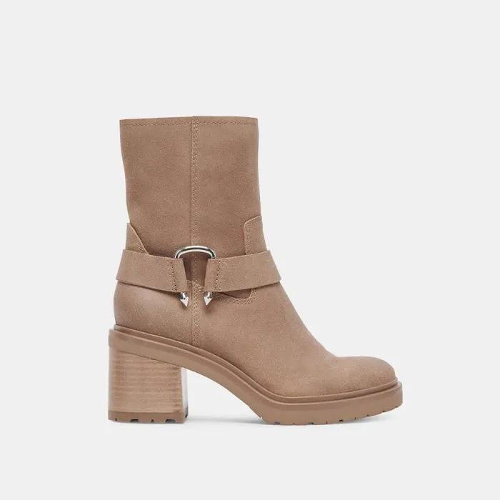 Dolce Vita Camros Boots Truffle Suede Women Boots and Booties