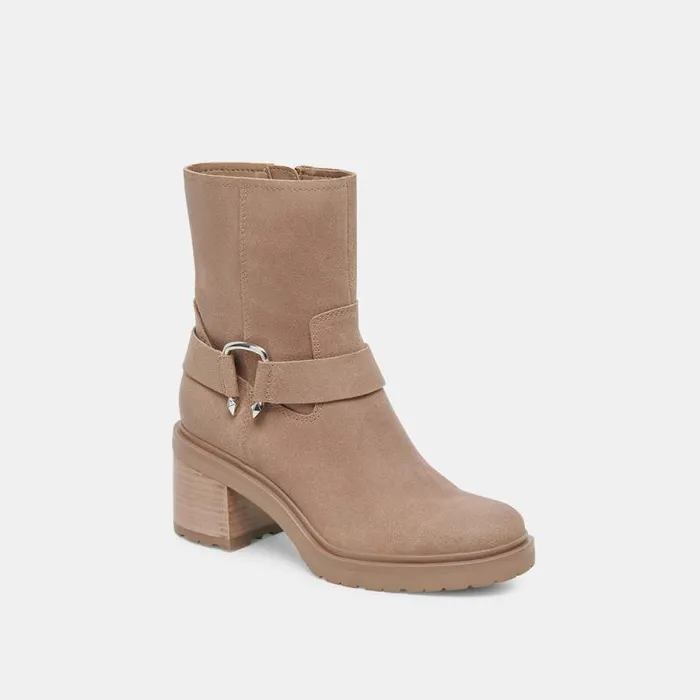 Dolce Vita Camros Boots Truffle Suede Women Boots and Booties