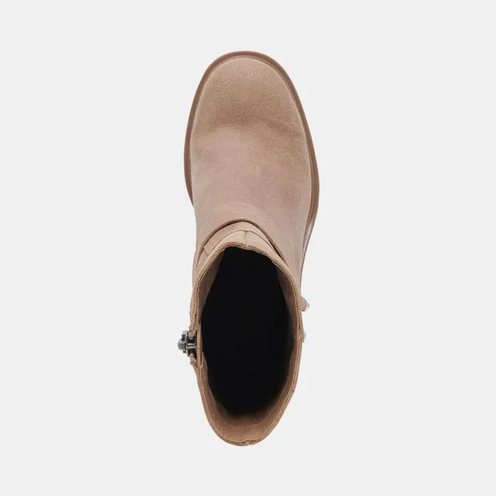 Dolce Vita Camros Boots Truffle Suede Women Boots and Booties