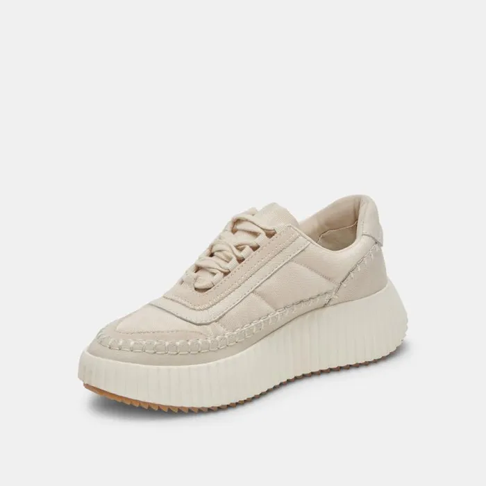 Dolce Vita Dolen Nylon Sneakers Ivory Nylon Women Sneakers