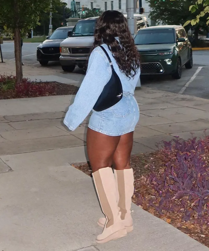 Dolce Vita Eamon H2O Wide Calf Boots Almond Suede Women Boots and Booties