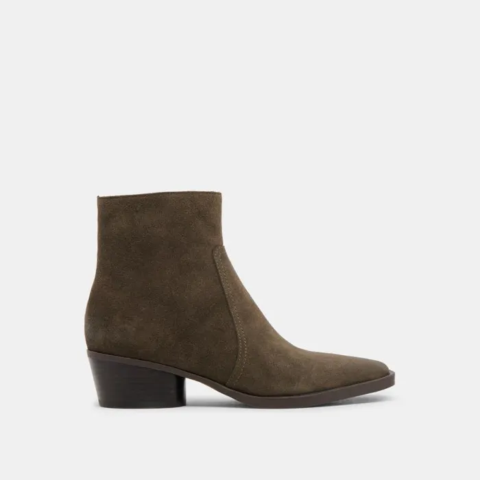 Dolce Vita Fahari H2O Booties Army Suede Women Boots and Booties
