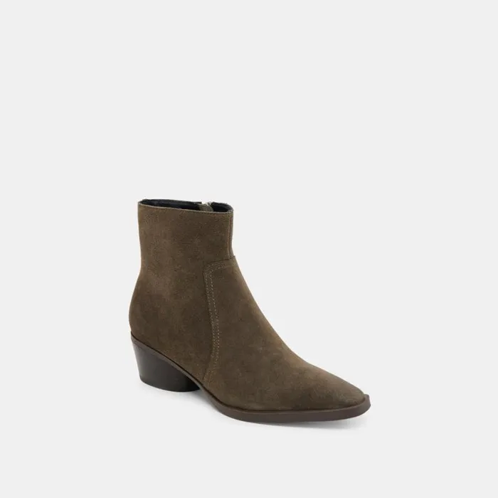 Dolce Vita Fahari H2O Booties Army Suede Women Boots and Booties