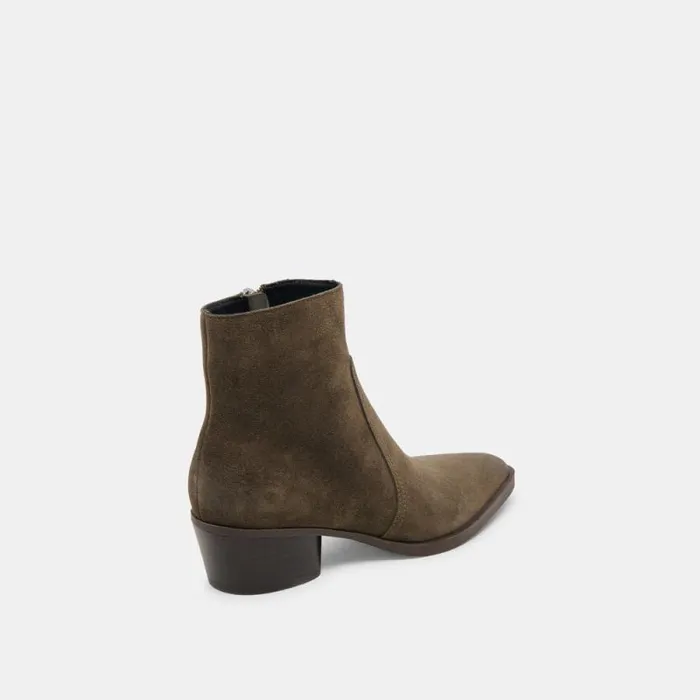 Dolce Vita Fahari H2O Booties Army Suede Women Boots and Booties