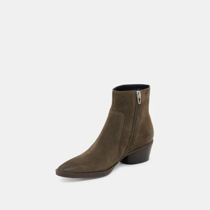 Dolce Vita Fahari H2O Booties Army Suede Women Boots and Booties