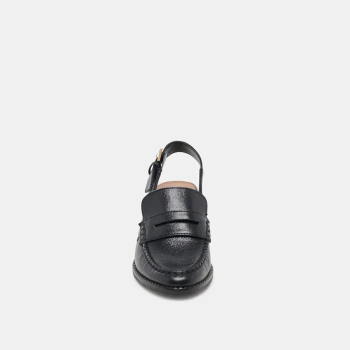 Dolce Vita Hardi Heels Midnight Crinkle Patent Women Flats and Loafers