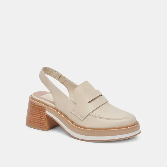 Dolce Vita Hattie Loafers Ivory Stella Women Flats and Loafers