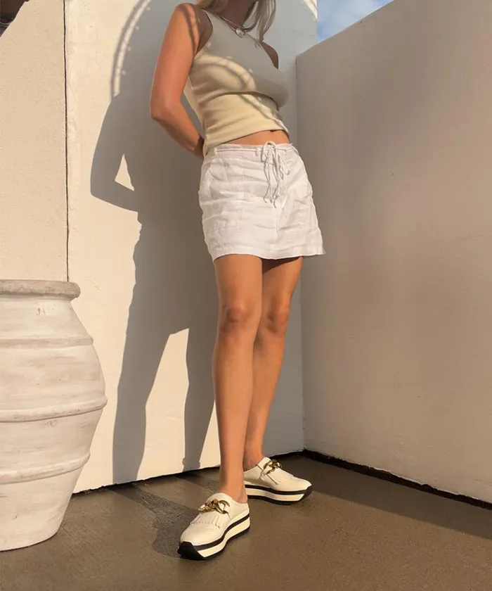 Dolce Vita Jerry Sneakers White Leather Women Sneakers