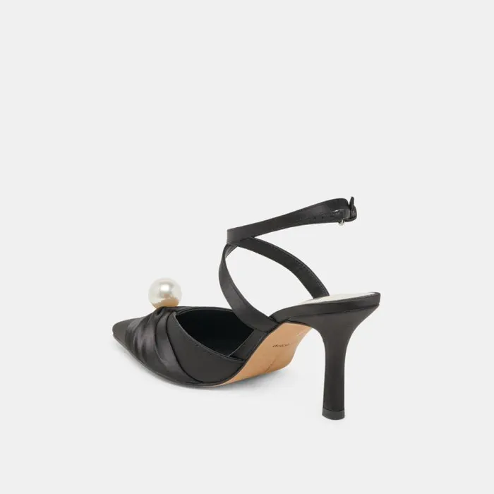 Dolce Vita Kaysey Heels Onyx Satin Women Heels