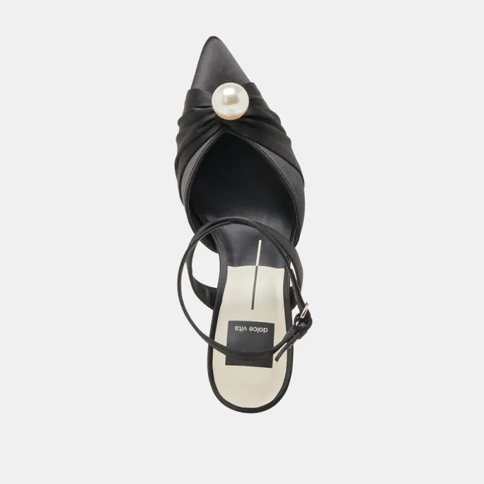 Dolce Vita Kaysey Heels Onyx Satin Women Heels