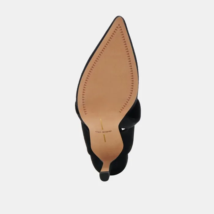 Dolce Vita Kelsy Heels Onyx Suede Women Heels