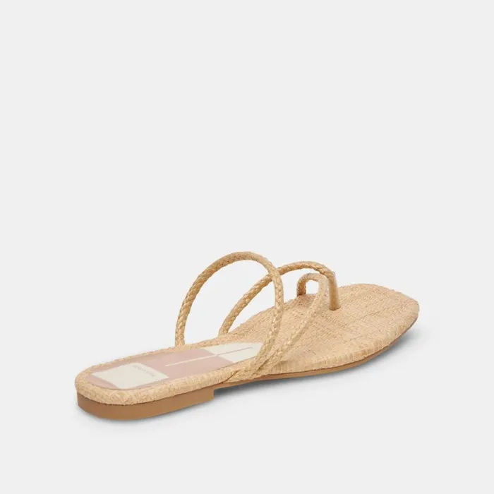 Dolce Vita Leanna Sandals Lt Natural Raffia Women Sandals