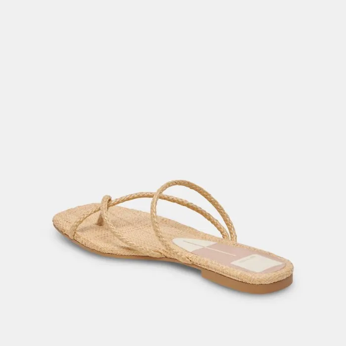 Dolce Vita Leanna Sandals Lt Natural Raffia Women Sandals