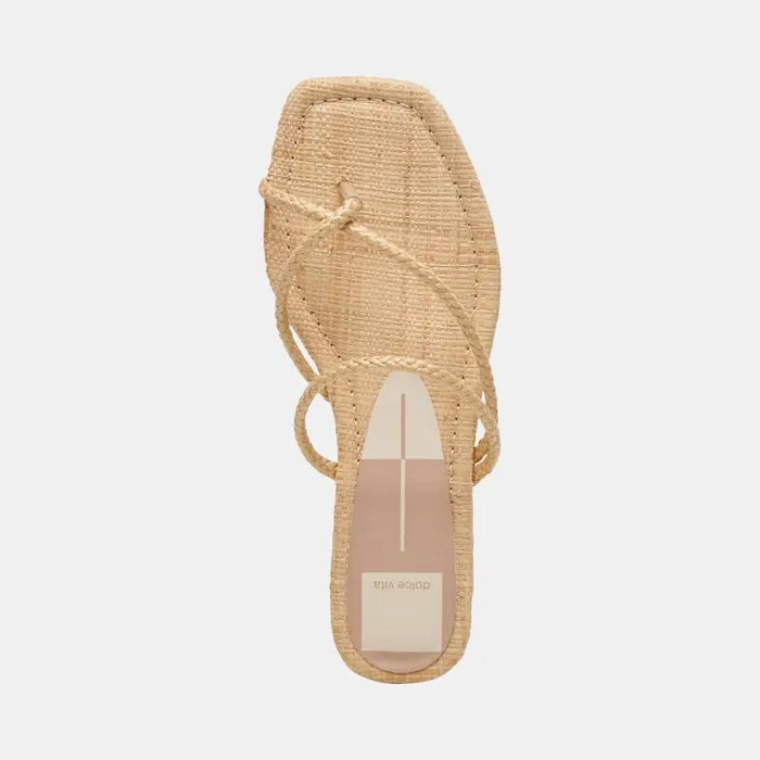 Dolce Vita Leanna Sandals Lt Natural Raffia Women Sandals