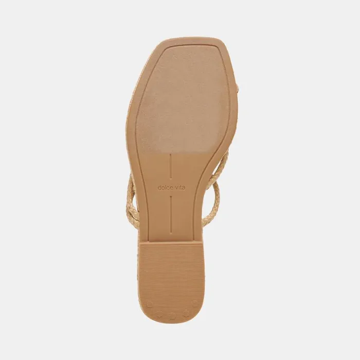 Dolce Vita Leanna Sandals Lt Natural Raffia Women Sandals