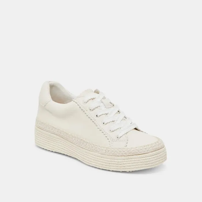 Dolce Vita Lennix Sneakers White Leather Women Sneakers