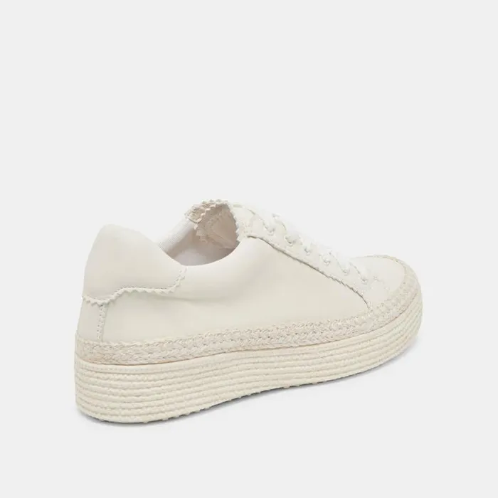 Dolce Vita Lennix Sneakers White Leather Women Sneakers