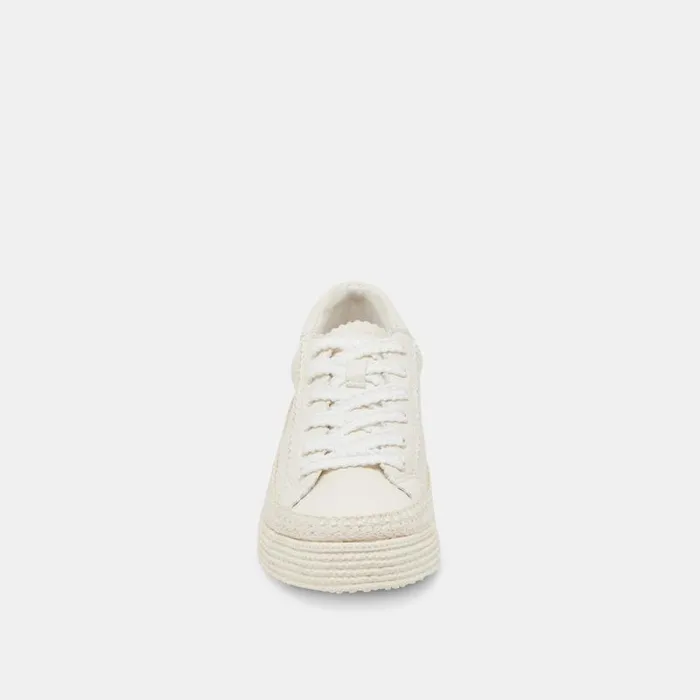 Dolce Vita Lennix Sneakers White Leather Women Sneakers