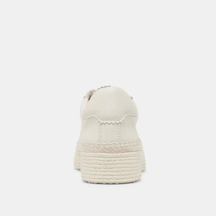 Dolce Vita Lennix Sneakers White Leather Women Sneakers