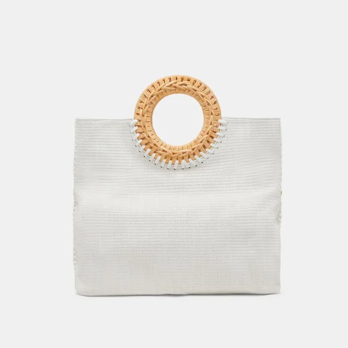Dolce Vita Lilah Clutch White Embossed Stella Women Handbags