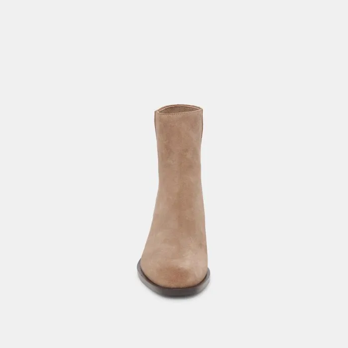 Dolce Vita Linny H2O Wide Boots Truffle Suede Women Boots and Booties