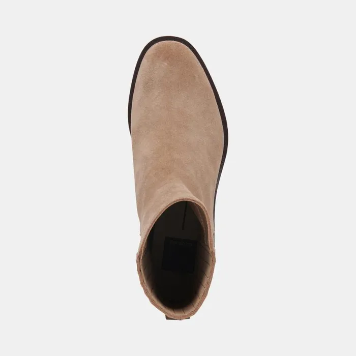 Dolce Vita Linny H2O Wide Boots Truffle Suede Women Boots and Booties