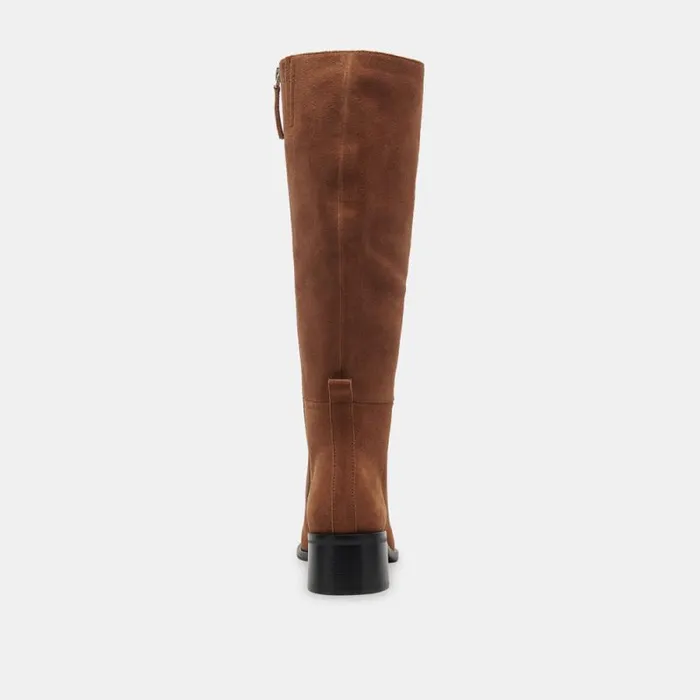 Dolce Vita Lizah Boots Brown Suede Women Boots and Booties