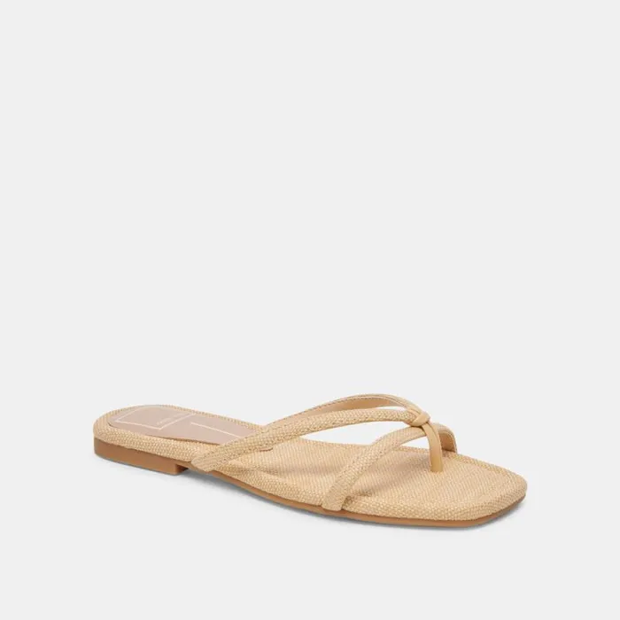 Dolce Vita Lucca Sandals Natural Raffia Women Sandals