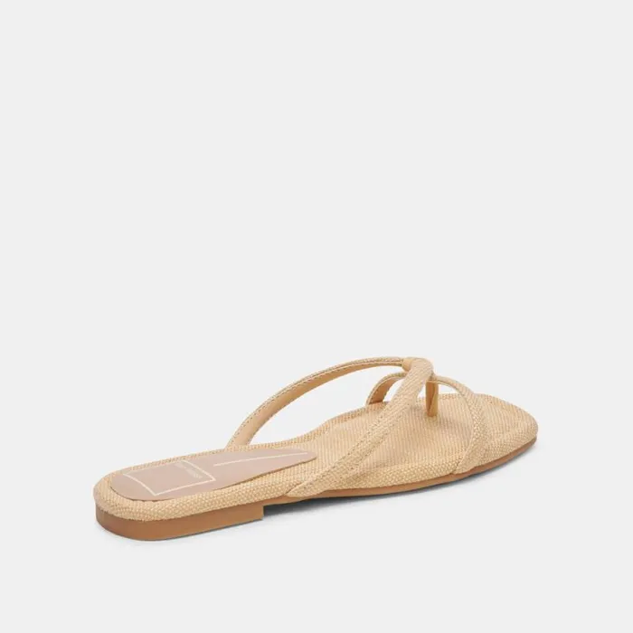 Dolce Vita Lucca Sandals Natural Raffia Women Sandals