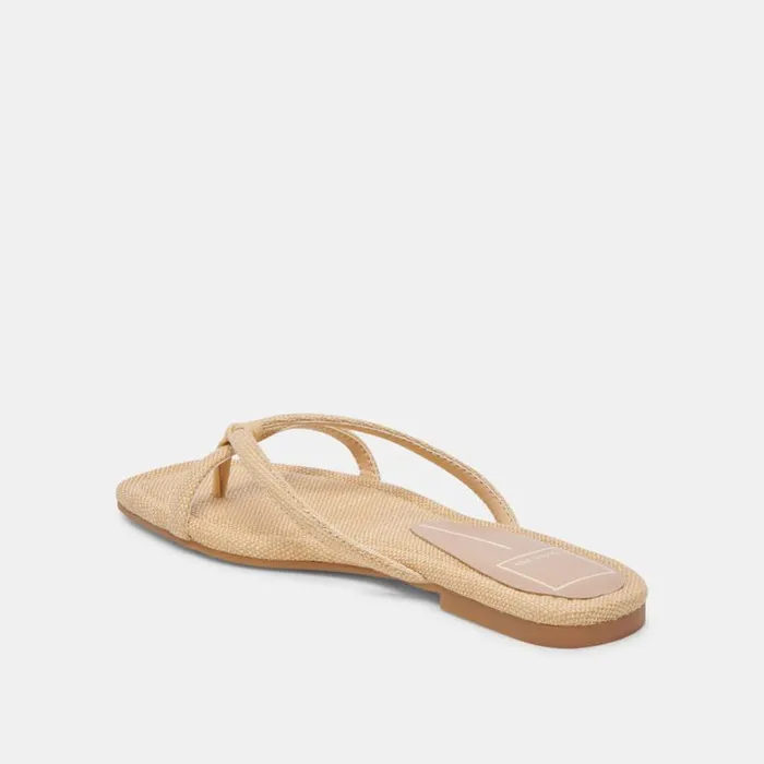 Dolce Vita Lucca Sandals Natural Raffia Women Sandals