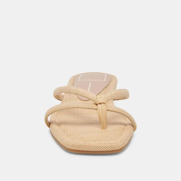 Dolce Vita Lucca Sandals Natural Raffia Women Sandals