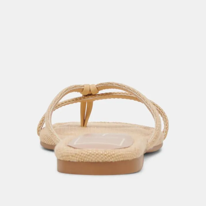Dolce Vita Lucca Sandals Natural Raffia Women Sandals