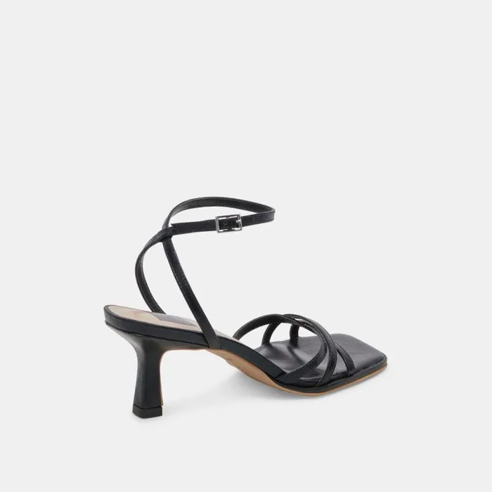 Dolce Vita Manji Heels Midnight Patent Leather Women Heels