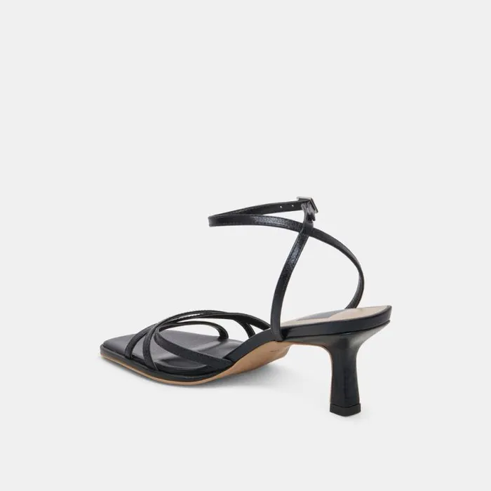 Dolce Vita Manji Heels Midnight Patent Leather Women Heels