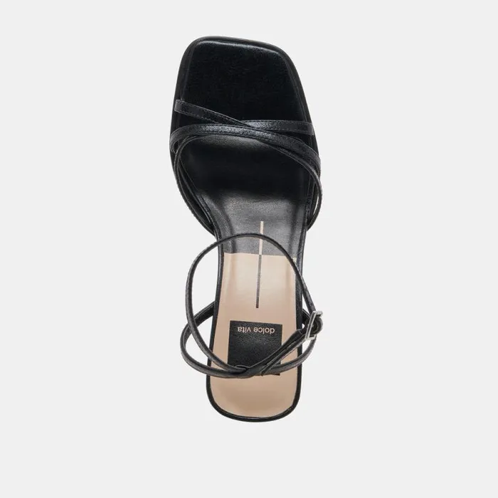 Dolce Vita Manji Heels Midnight Patent Leather Women Heels