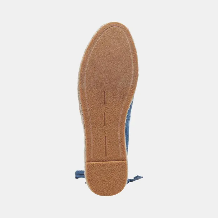 Dolce Vita Morgan Flats Blue Denim Women Flats and Loafers