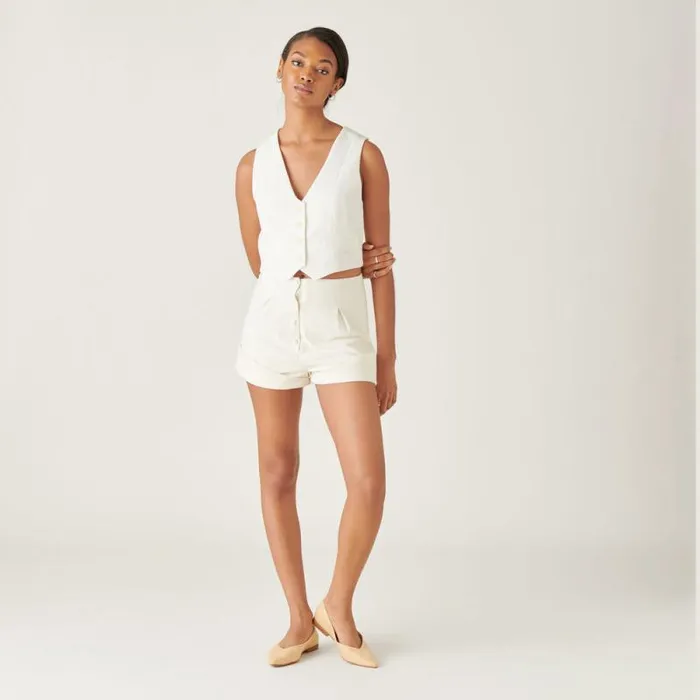 Dolce Vita Nadav Ballet Flats Lt Natural Raffia Women Flats and Loafers