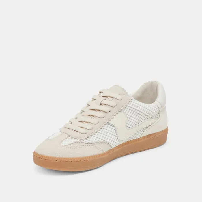 Dolce Vita Notice Mesh Sneakers White Woven Mesh Women Sneakers