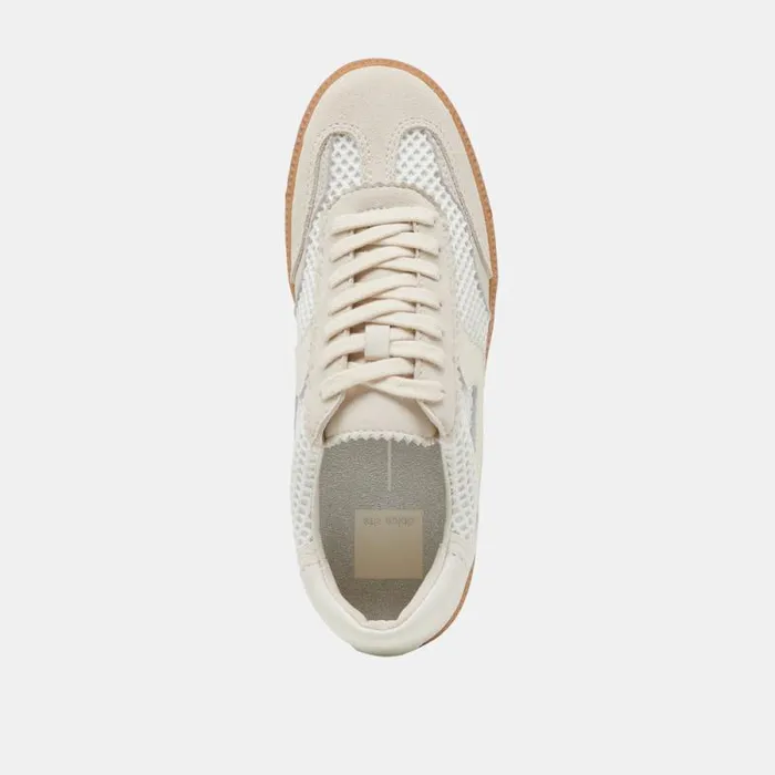 Dolce Vita Notice Mesh Sneakers White Woven Mesh Women Sneakers