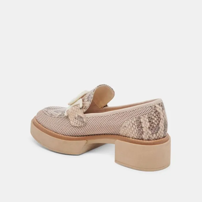Dolce Vita Sandey Loafers Sand Mesh Women Heels