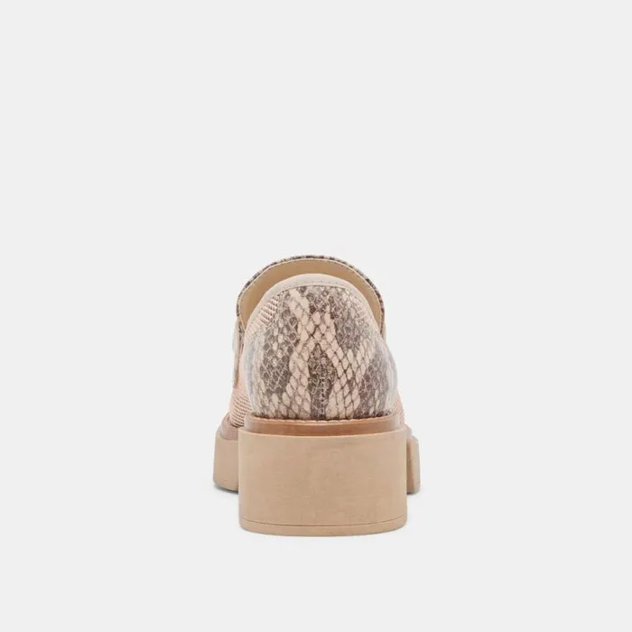 Dolce Vita Sandey Loafers Sand Mesh Women Heels