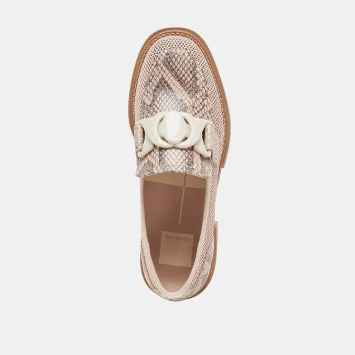 Dolce Vita Sandey Loafers Sand Mesh Women Heels